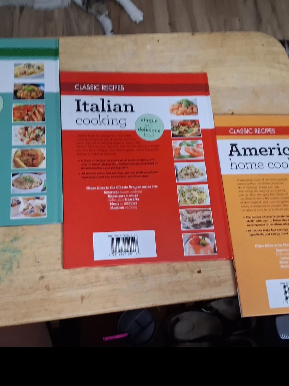 3 Cookbooks (set) -Meals in Minutes Cookbook - White and Green Cover